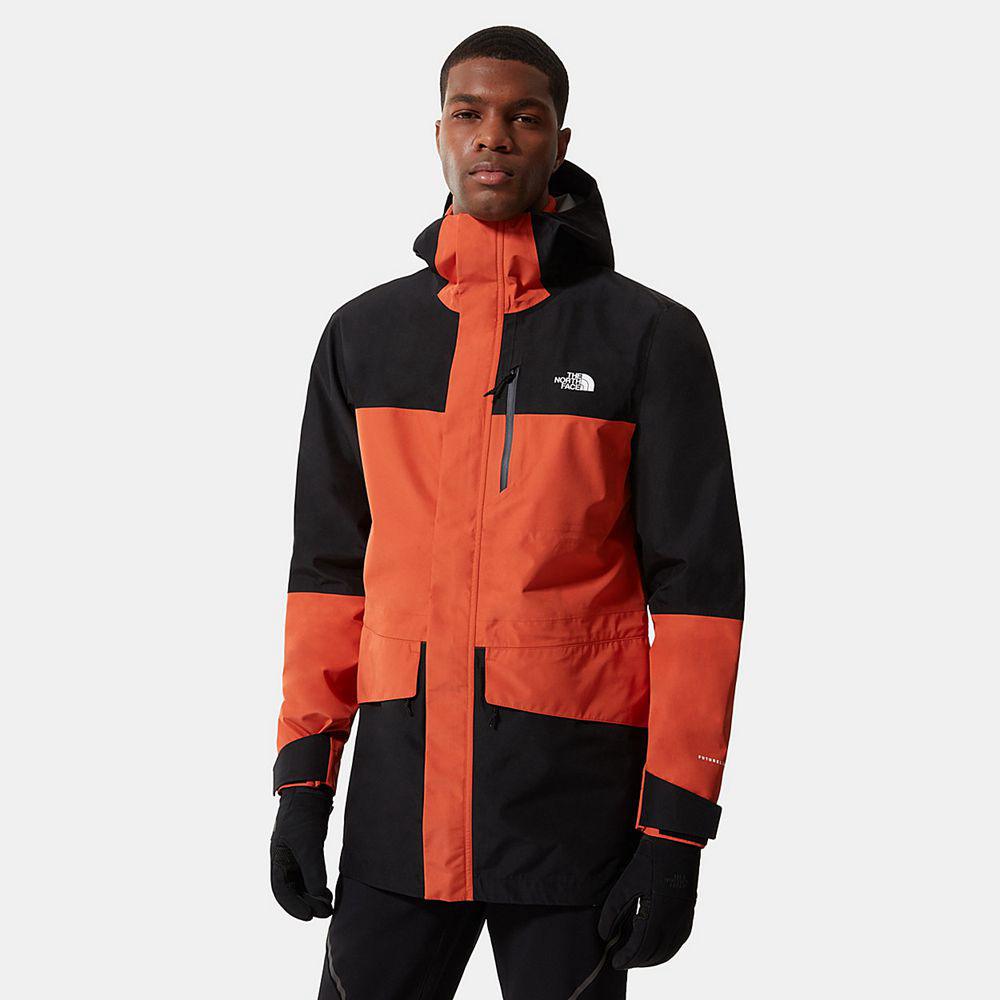 The North Face Dryzzle All-Weather Futurelight™ Ανδρικα Ελαφρύ Μπουφάν - Πορτοκαλι / Μαυρα (UEYX4517